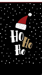 Hi Ho Ho Christmas Cell Phone Wallpaper Cute Christmas Wallpaper Holiday Wallpaper Christmas Phone Wallpaper