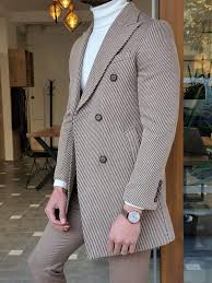 Frequent special offers and discounts up to 70% off for all products! Camel Slim Fit Special Production Double Breasted Wool Coat Wearmanstyle