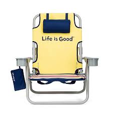 Sold and shipped by spreetail. Life Is Good Folding Beach Chair With Cooler Bed Bath Beyond