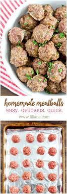 Easy Meatball Recipe Step By Step Video Lil Luna Recipe Homemade Meatballs Easy Meatball Recipes Easy Homemade Meatballs Recipe