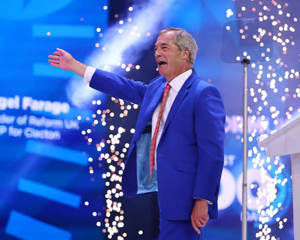 Farage seeks to shore up damaged leadership as scandal engulfs Reform conference | Nigel Farage | The Guardian