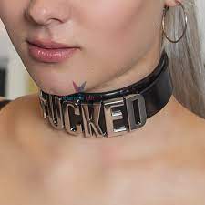 Slut Choker Collar - Etsy