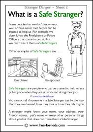 Free For Kids Stranger Safety Google Search Teaching Safety Lessons For Kids Summer Safety