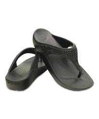 Crocs Black Sloane Diamonte Flip Flop Women Zulily