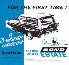 bond 250 g estate uk sales brochure sales brochures bond cars cars for sale