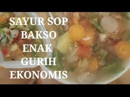 Tambahkan garam, merica, dan bubuk pala. Resep Sayur Sop Bakso Yang Enak Gurih Dan Ekonomis Youtube