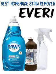 Even though it is a very mild form of bleach, it is best to test hydrogen peroxide on colored clothes in an inconspicuous spot (e.g. Best Homemade Stain Remover Ever All Things Thrifty