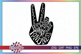 Download Peace Hand America Flag Graphic By Ssflower Creative Fabrica In 2020 America Flag Faith Svg Graphic SVG Cut Files