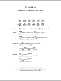5 levels of spooky scary skeletons: Rush Hour By Jane Wiedlin Guitar Chords Lyrics Guitar Instructor
