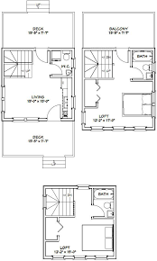 16x16 Tiny House 16x16h22c 671 Sq Ft Excellent Floor Plans Tiny House Floor Plans Tiny House Plans Small House Plans
