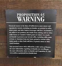 This article does not contain chemicals known to the state of california to cause cancer, birth defects or other the warnings are the result of the california safe drinking water and toxic enforcement act of 1986. California Agency Finally Exempts Coffee From Cancer Warning Lawdaily Coffee News By Roast Magazine