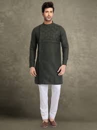 Shop with afterpay on eligible items. Bottle Green Color Kurta Suit In Cotton Fabric G3 Mks1529 G3fashion Com