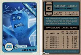 A 'scare card' in poker is a card that changes the board texture and makes your opponent's hand look, well welcome to the world of scare cards. Monsters University Scare Cards The Complete Guide Pixar Post