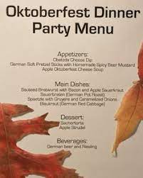 If you like to pin you can request to be a pinner by sending a message. Oktoberfest Dinner Party Pinterest Inspired Oktoberfest Menu Oktoberfest Food Octoberfest Party