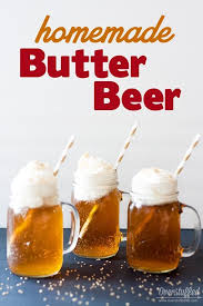 Easy Recipe For Harry Potter Homemade Butter Beer Delicious Overstuffedlife Butterbeer Recipe Homemade Butter Harry Potter Food