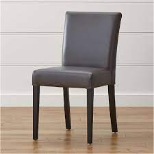 Lowe Ivory Leather Dining Chair Reviews Crate And Barrel Dining Chairs Leather Dining Chairs Leather Side Chair