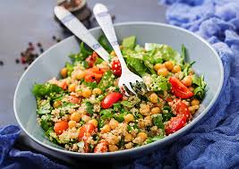 Ratatouille con garbanzos y quinua