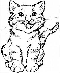 Make a fun coloring book out of family photos wi. Free Printable Cat Coloring Pages For Kids