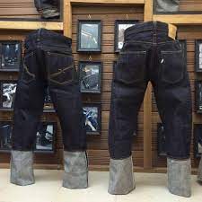 Bespoke denim style raw denim work wear wallet on a chain denim jeans petite fashion fashion celebrity style. Raw Denim House That Though Look Raw Denim House X Pure Blue