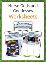 Norse Gods And Goddesses Facts Worksheets The Mythology