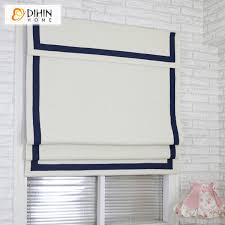 Made from daylight fabric that gives privacy while allowing some light to enter the room, it's best placed in living areas such as the kitchen or bathoom. Modern White Fabric With B Band And Valance Roman Blinds Customized Roman Shades Window Curtains For Living Room Buy At The Price Of 48 98 In Dhgate Com Imall Com