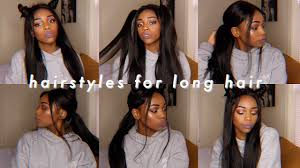 Long hairstyles for black women stand out. Hairstyles For Long Straight Hair Ft Vip Beauty Hair Indian Straight Youtube