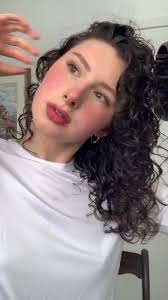 French Girl with Curly Hair