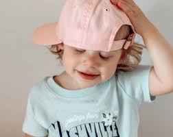 Kids MINI Baseball Hat, Embroidered MINI Hat, Kids Hats Baseball Hat for  Kids, Pink Kids Hat, Blue Kids Hat, Black Kids Hat, Grey Kids Hat