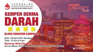 For more information and source, see on this link : Pertubuhan Penderma Darah Malaysia
