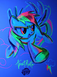 First showing at la luz de jesus gallery in the. Black Light Colored Pencil Sketch Plate Of Rainbow Dash For Idw Publishing By Apricot Mantl My Little Pony Comic My Little Pony Drawing Original My Little Pony