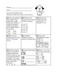 Our grade 1 measurement worksheets focus on concepts related to length, including longer / shorter, comparing. Math Tic Tac Toe Choice Boards