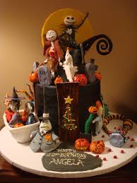 A tradition i have carried since her birth is taking the time each year to make the birthday cake of her choosing. Cool Nightmare Before Christmas 22nd Birthday Cake Between The Pages Blog