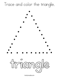 Polish your personal project or design with these triangle shape transparent png images, make it even more personalized and more attractive. Trace And Color The Triangle Coloring Page Twisty Noodle Shapes Lessons Math Activities Preschool Preschool Worksheets