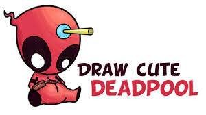 To draw deadpool, create a simple outline and slowly define the details until you can recognize the character. How To Draw Cute Cartoon Chibi Deadpool Easy Step By Step Drawing Tutorial For Beginners How To Draw Step By Step Drawing Tutorials