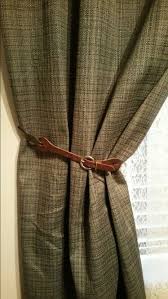 Pass the fold through the curtain ring and the thread both ends through the loop. How To Make Insanely Cheap Curtain Tiebacks In Under Five Minutes Mama And More