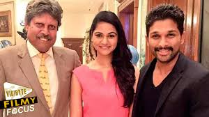 Kapil dev, the indian cricketer popular for winning the first cricket world cup for india. Kapil Dev Surprised Allu Arjun And His Wife Youtube