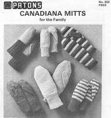 Free knitting pattern for owl fingerless gloves. R Anne Dom Free Pattern Patons Canadiana Mitts