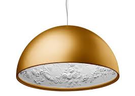 Find hanging lights in shiny brass, prismatic glass, wood and more online. Architectural Pendant Lights Oversized Lighting With Hidden Antique Molding By Flos