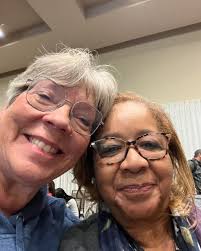 Yesterday I went to the Kansas Rural Center Fall Conference in Wichita, ran  into a good friend! It was a welcome day of seeing friends and focusing