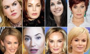 What's given these women celebrities one wonky eyebrow?