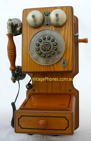 Oldphoneworks has a huge selection of antique phone parts to complete your telephone repair or refurbishing project New Reproduction Wooden Vintage Retro Rotary Dial Wallphone