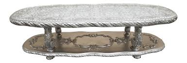 Coffee table contemporary drum design hammered aluminum half globe. Tables Buffets Bars Uniquely Chic Vintage