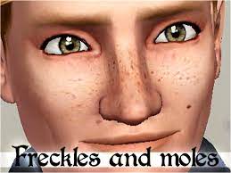 Mod The Sims Semi Realistic Default Freckles Moles