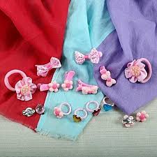 Shop beautiful hair accessories for girls, including hair clips, headbands and ribbons in a wide variety of styles and designs. Cute Baby Hair Accessory Set