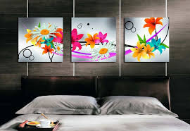 Quadri per camere da letto moderne. 65 Quadri Moderni Per La Camera Da Letto Mondodesign It Stampe D Arte Fiore Dipinto Su Tela Fiori Colorati