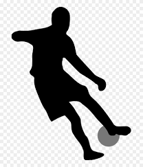This royalty free image is 100% vector based and all design elements can be scaled to any size. Simple Football Clipart Soccer Player Silhouette No Background Free Transparent Png Clipart Images Download