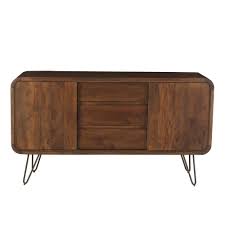 Envelo black / walnut sideboard $999. Grandby Mid Century Modern Sideboard World Interiors