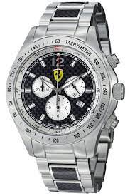Sna411p1 men's pilot watch alarm chronograph 100m wr sna411. Ferrari Scuderia Ferrari Chrono Men S Watch Model Fe07acccmfc
