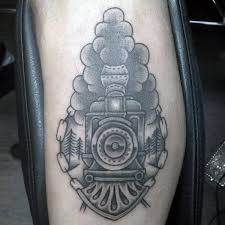 A lot of people like this type of tattoo, since it belongs. 70 Train Tattoos For Men Masculine Railroad Designs