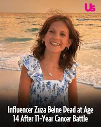 Us - Influencer Zuza Beine has passed away at 14 after a long battle with  cancer. Her family confirmed the news sharing she “lived more fully and  gratefully than most” — read